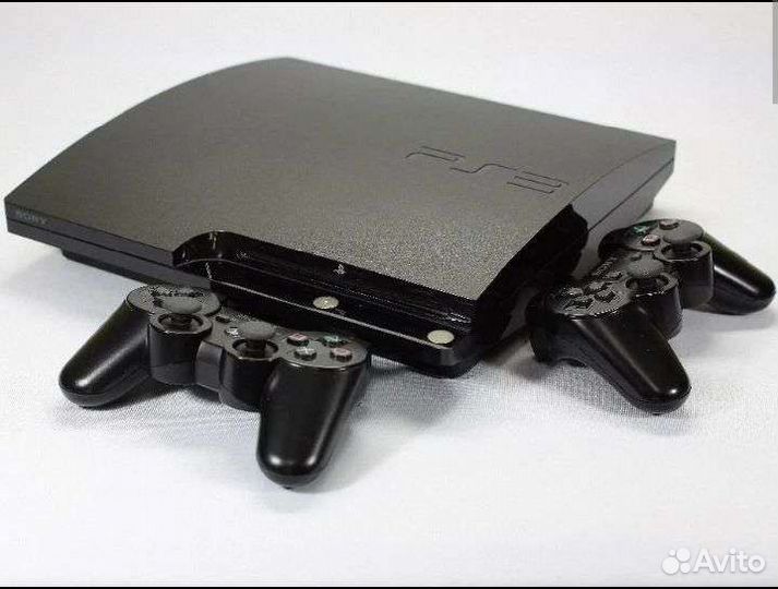 Игровая приставка ps3 super slim прошитая