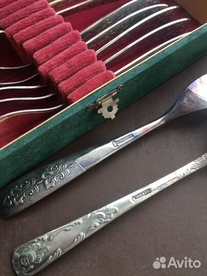 Набор столовых приборов СССР мельхиор