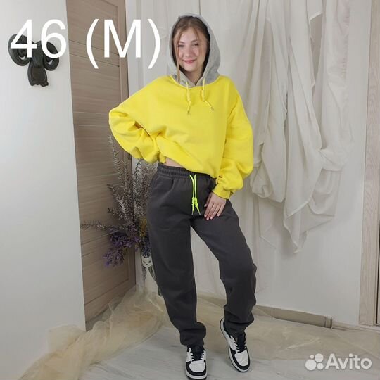 Джоггеры с флисом 7986