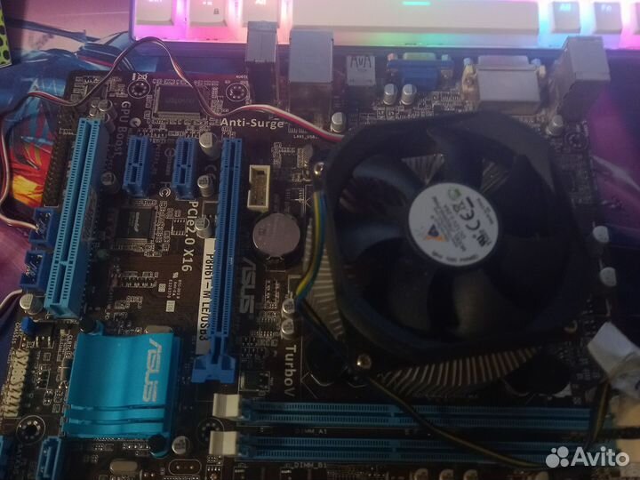 Нерабочая материнская плата asus 1155