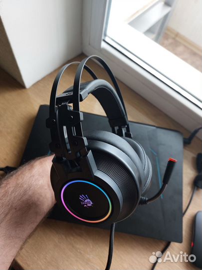 Наушники bloody g528c игровые