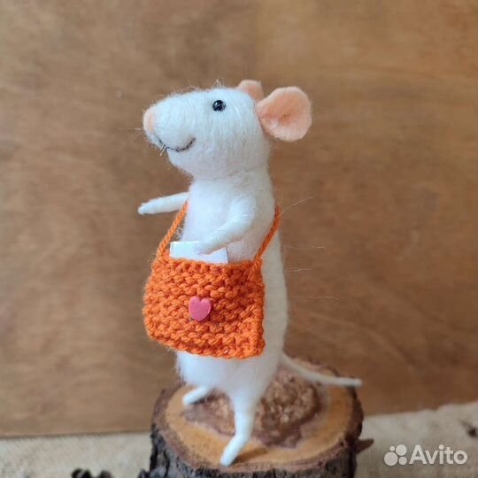 Валяные мышки ручной работы