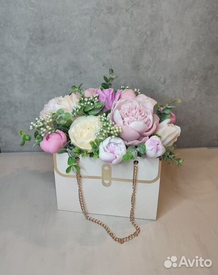 Букет из мыла