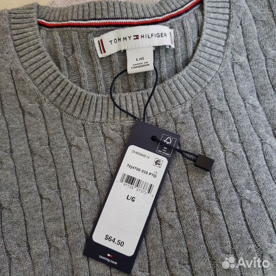 Tommy Hilfiger пуловер женский L,оригинал