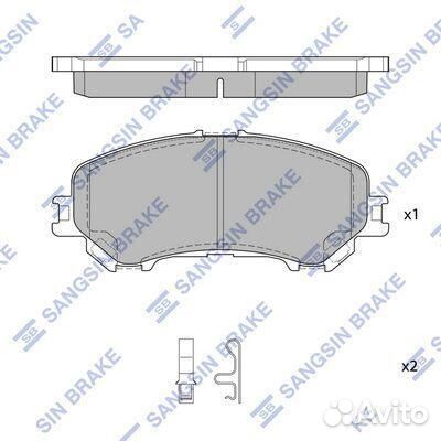 Колодки тормозные передние Sangsin brake/HI-Q, SP1