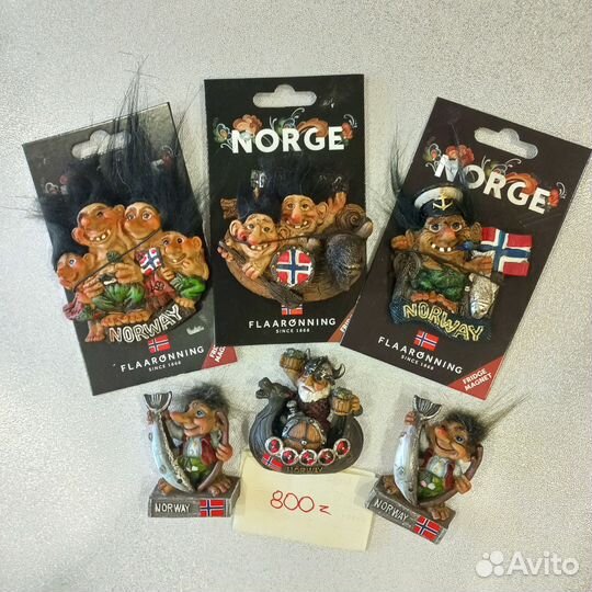 Сувенирные магниты из Норвегии