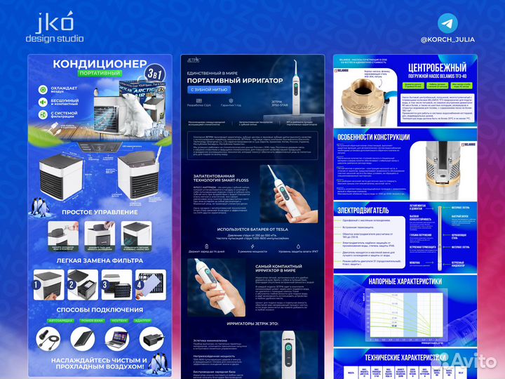 Rich-контент для Озон, витрина, видеообложка Озон