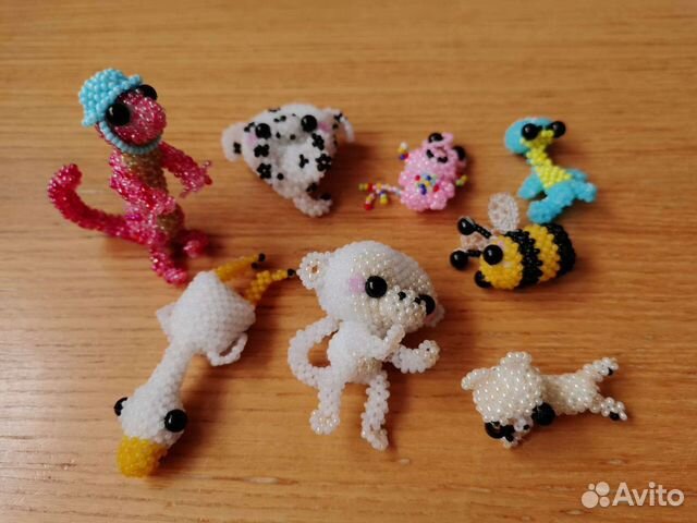 Фигурки из бисера