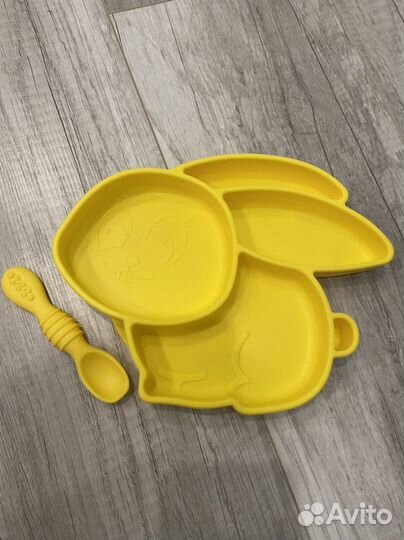 Силиконовая детская посуда