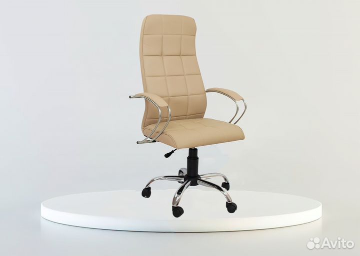 Кресло офисное Элегия L3 люкс бежевое