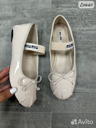 Балетки MIU MIU 2 цвета 36,37,38,39,40