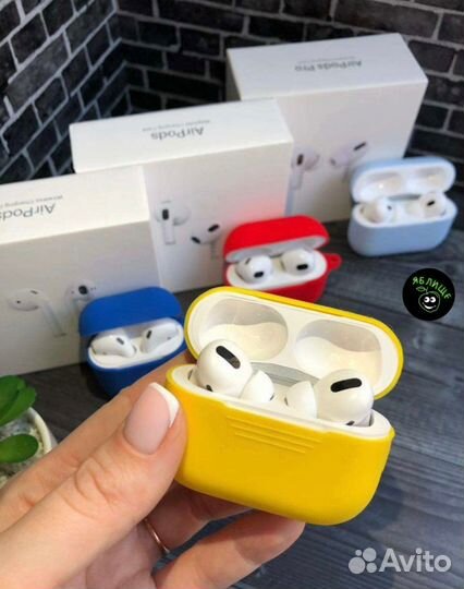 Наушники AirPods 2/3/Pro/ Pro 2 новые + доставка