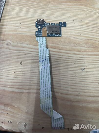 Разьем USB + SD от HP 15-ac