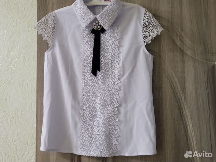 Блузка школьная 146 новая