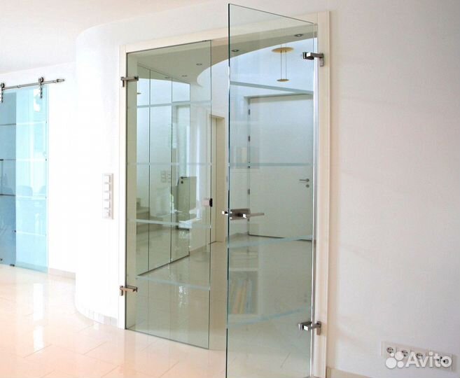 Дверь стеклянная от производителя