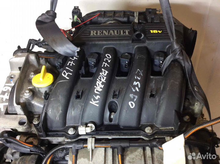 Двигатель Renault Laguna 1.6 бензин 1999 K4m720