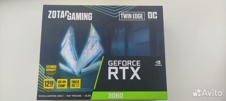RTX 3060 zotac Twin Edge OC 12gb новые
