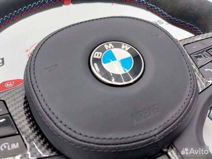 Руль X3M BMW X3 G01 F97 подогрев алькантара карбон
