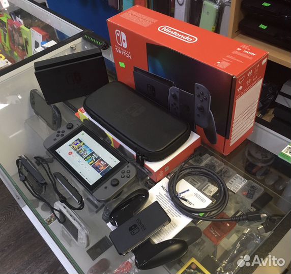 Nintendo Switch 288 Гб Прошитая+игры