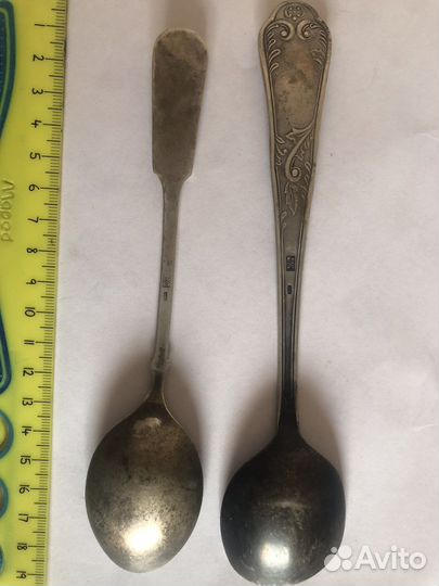 Ложка столовая серебро