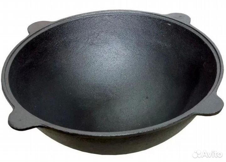 Казан чугунный 8 л с крышкой