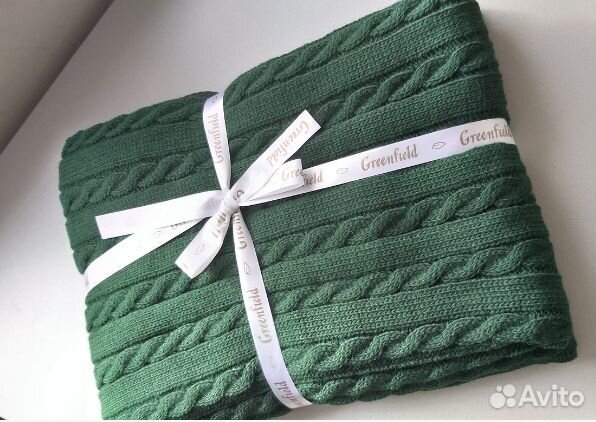 Плед вязаный