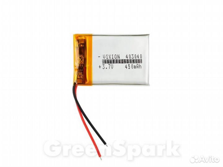 Аккумулятор универсальный 4x30x40 mm 450mAh 3,7V