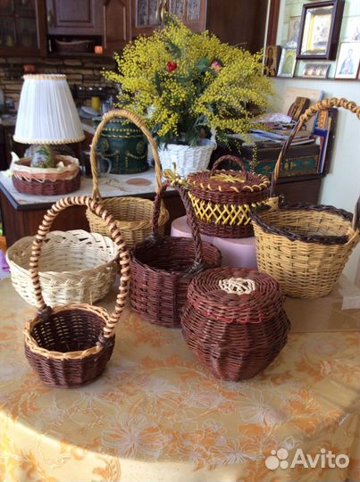 Корзины плетёные