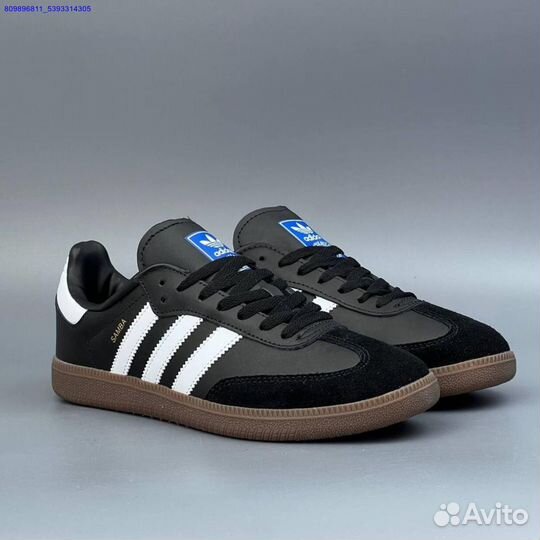 Кроссовки Adidas Samba Black (Арт.55712)