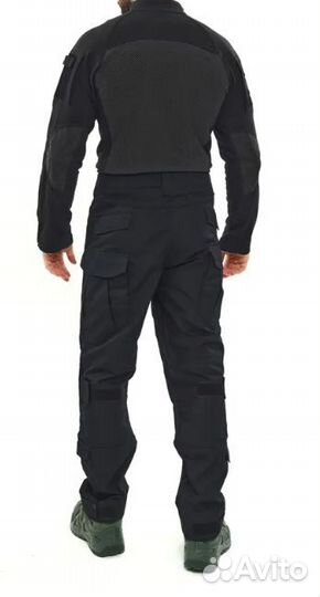 Тактический боевой костюм комбат Черный 44-58р