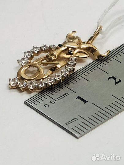 Золотая подвеска