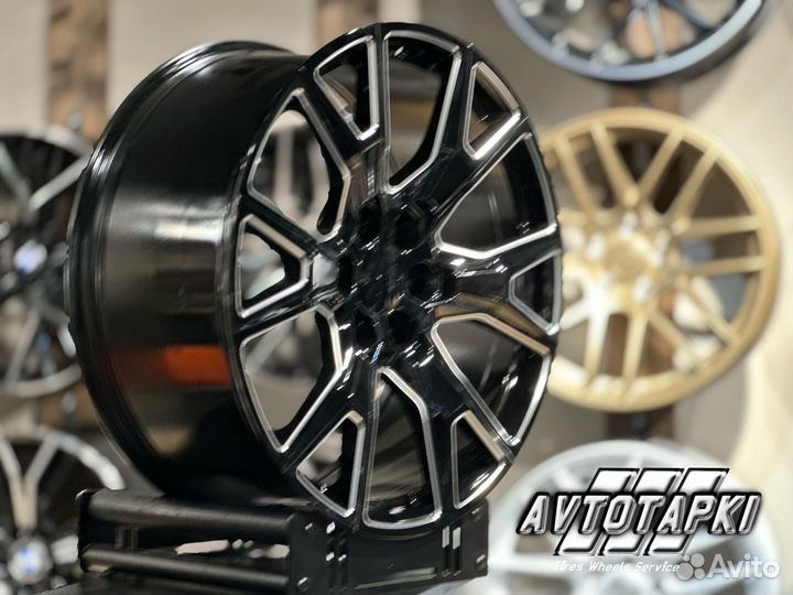 Диски на cadillac r22 6x139,7 black polish 358