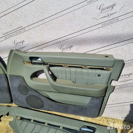 Дверные кариы на Mercedes S-класс W140 короткие