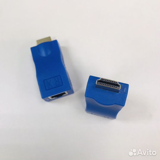 Переходник hdmi-RG 45 удлинитель 30м