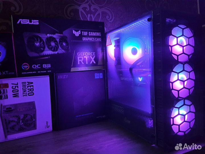 Мощные Пк Core i5 12400F/11600KF/11400F+RTX3060/Ti