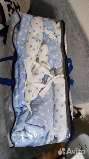 Комплект в детскую кроватку с бортиками