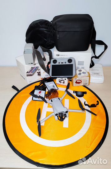 Квадрокоптер DJI Mini 3 PRO RC + Fly More Kit +