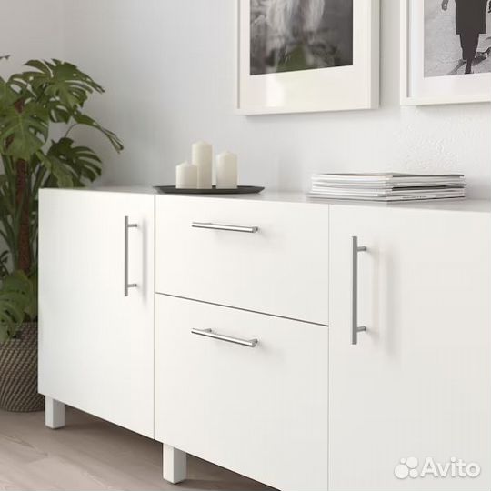 Ручки мебельные IKEA kallrör каллрёр 213мм