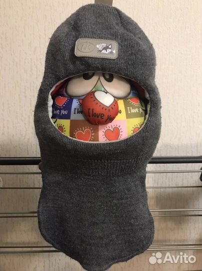 Шапка шлем 48-50 зима