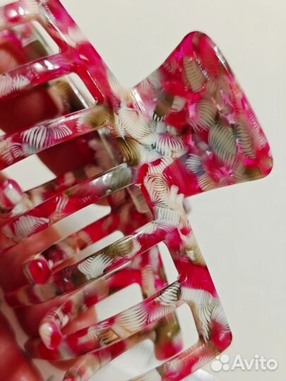 Заколка краб для волос Пестриж