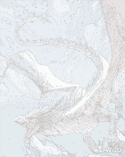 Картина по номерам на холсте 