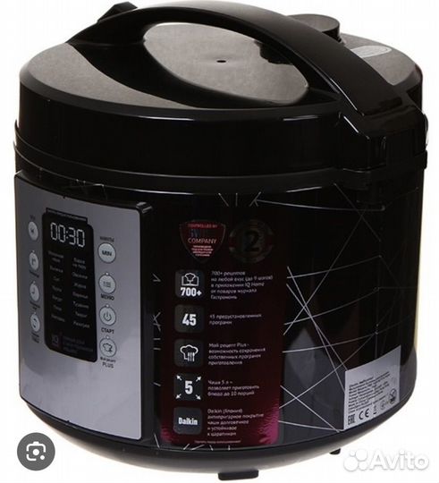 Мультиварка polaris pmc 5020 wi fi iq home черный