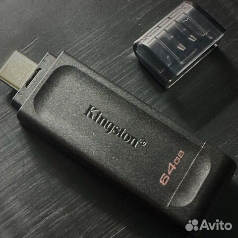 Накопитель USB Type-C 3.2 64Гб Kingston