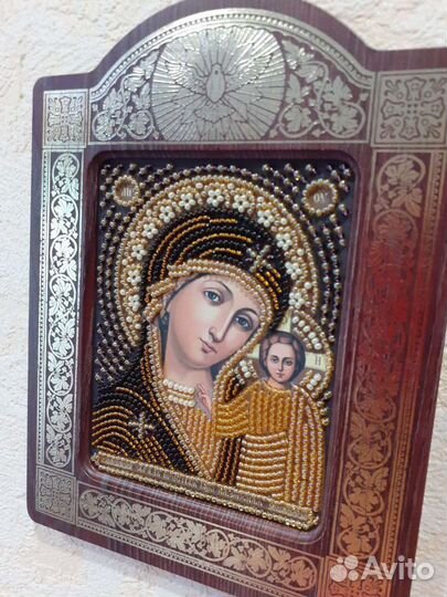 Иконы из бисера в наличии и на заказ