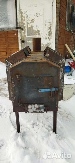 Печь дровяная буржуйка
