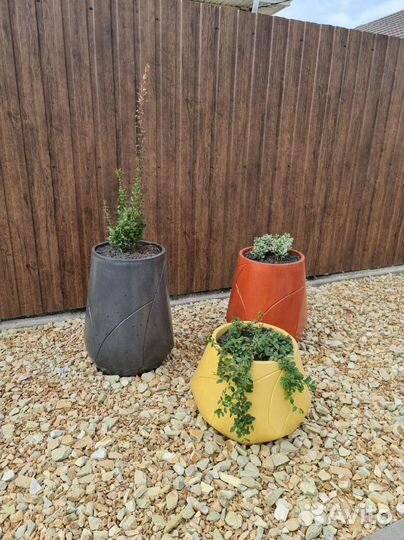 Бетонные вазоны на заказ и в наличии