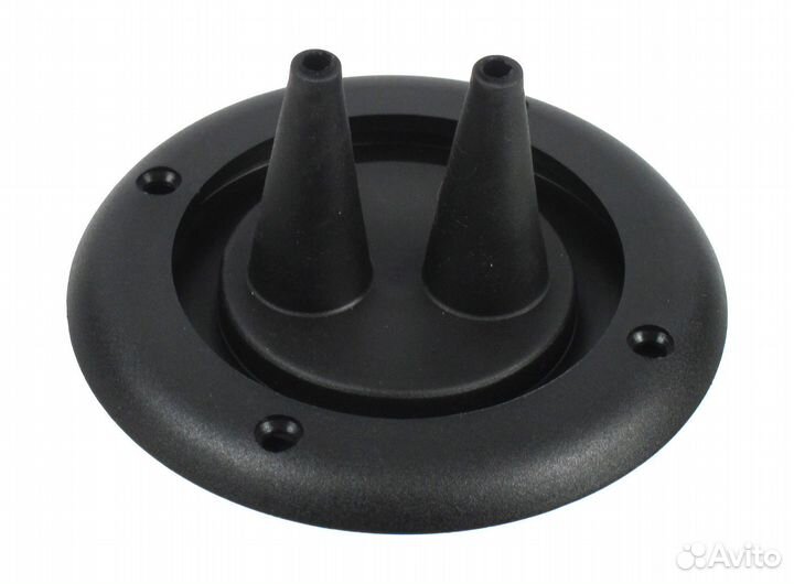 Уплотнитель для 2-х тросов управления черный, д. 1