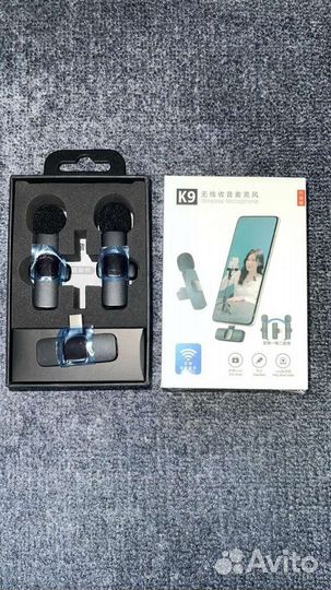 Микрофон петличка для смартфона 2in1 к9 + доставка