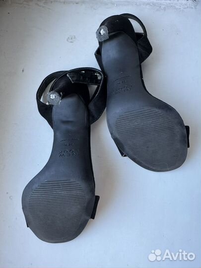 Летние черные боссоножки New Look