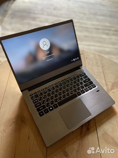 Ноутбук Acer swift на i7 intel